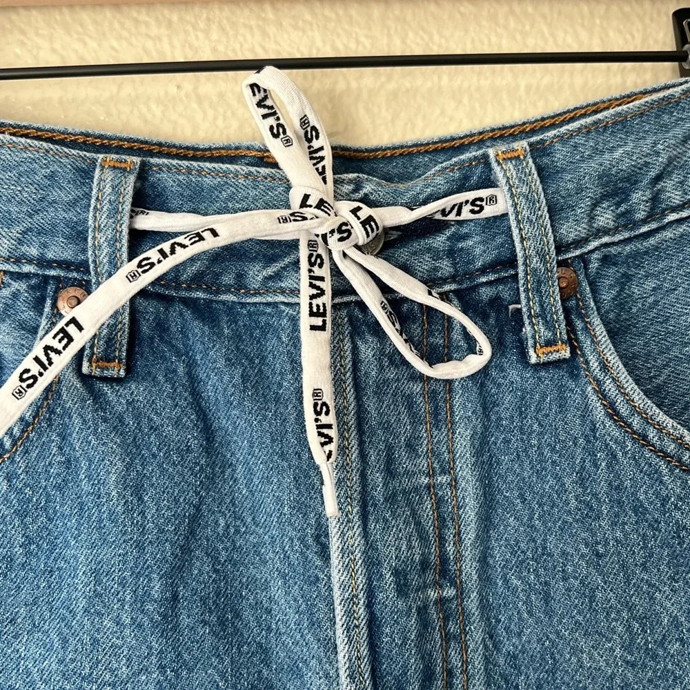 LEVI’S‎ 501 High Waisted Drawstring Shorts - Picture 3 of 7
